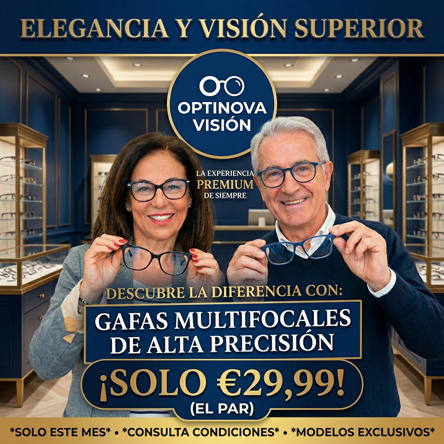 Vista cansada, dolor de cabeza, te cuesta leer? gafas multifocales auto graduables