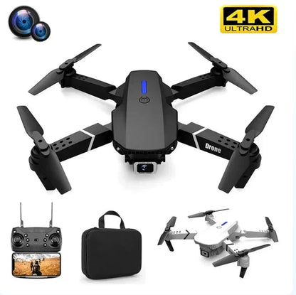 DRON CON DOBLE CAMARA 4K + MALETIN REGALO
